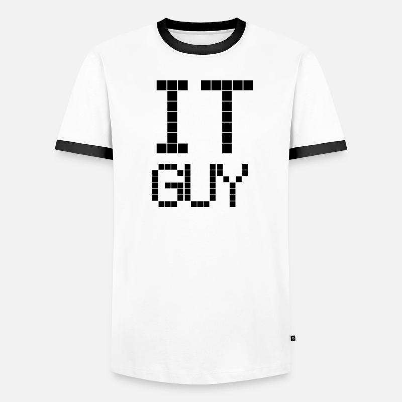 IT GUY | Nerd | Computer | Informatik Männer Kontrast-T-Shirt