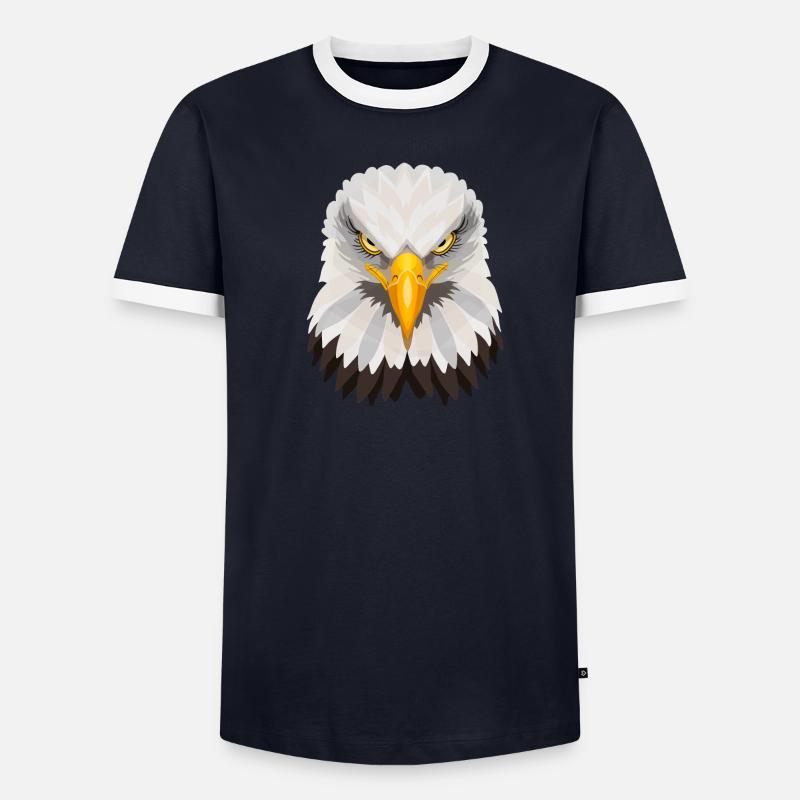 Bald eagle Men's Ringer Shirt