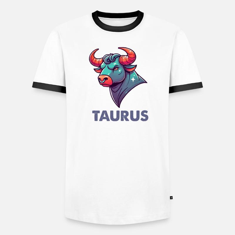Taurus Cartoon Men's Ringer Shirt