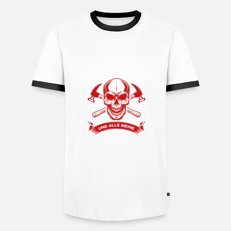 Dachdecker Beruf Dachdeckermeister Geschenk Männer Kontrast-T-Shirt