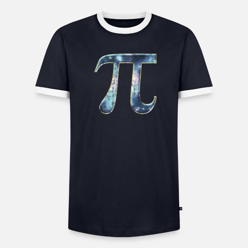 Pi Symbol, Math, Number, Nerd, Pi Day, Math Men's Ringer Shirt