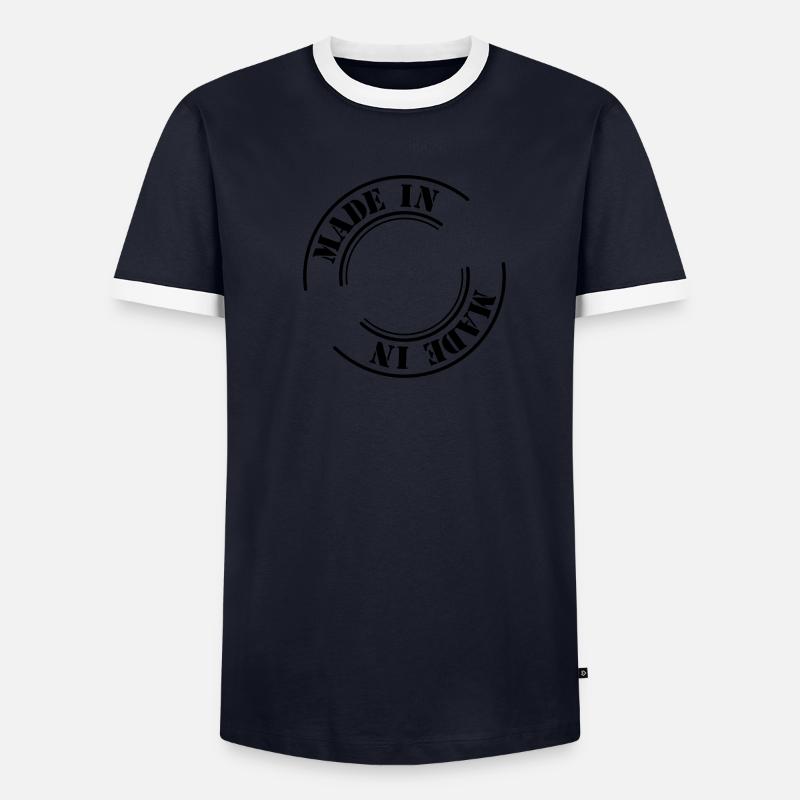 made in Männer Kontrast-T-Shirt