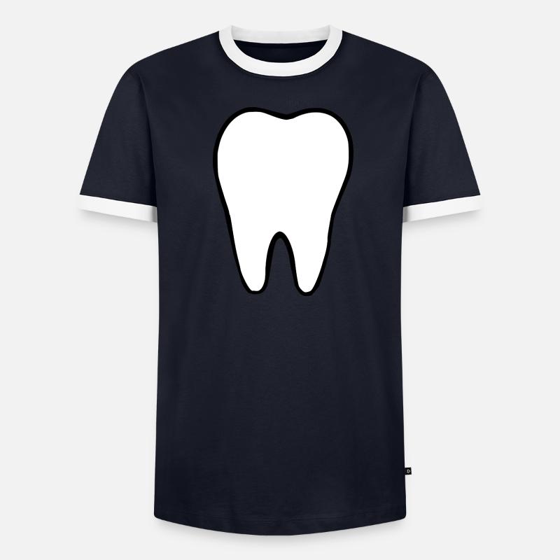 Tooth, Teeth, Dentist Men's Ringer Shirt