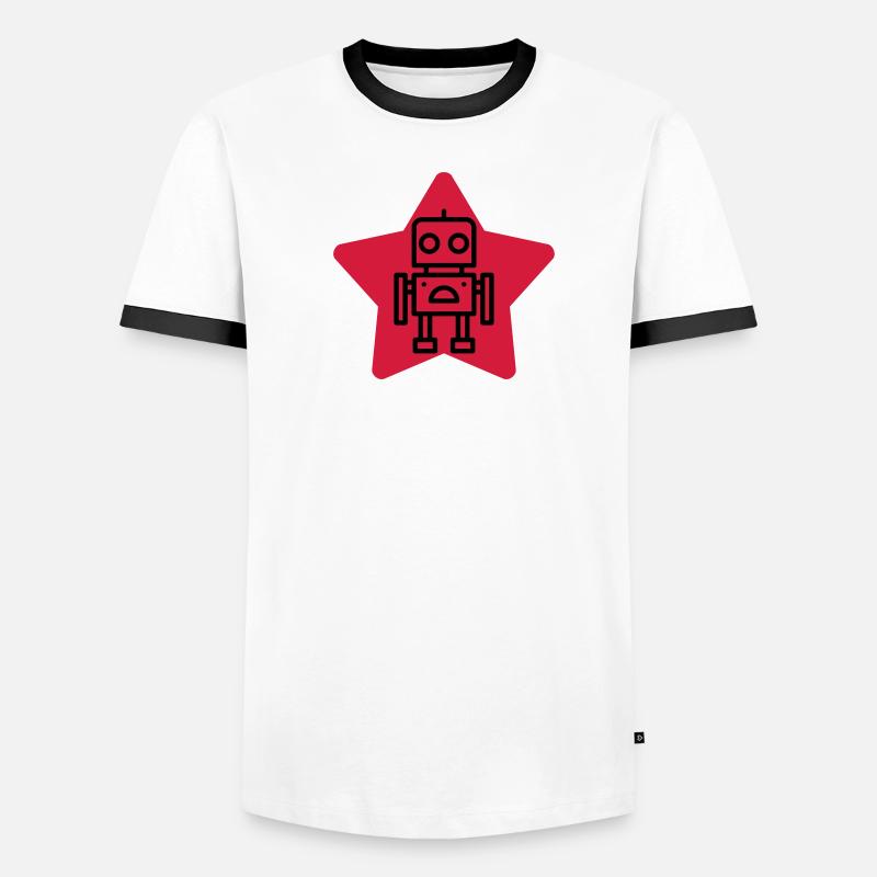 Robotics Robot Robotik Robotique Roboter Men's Ringer Shirt