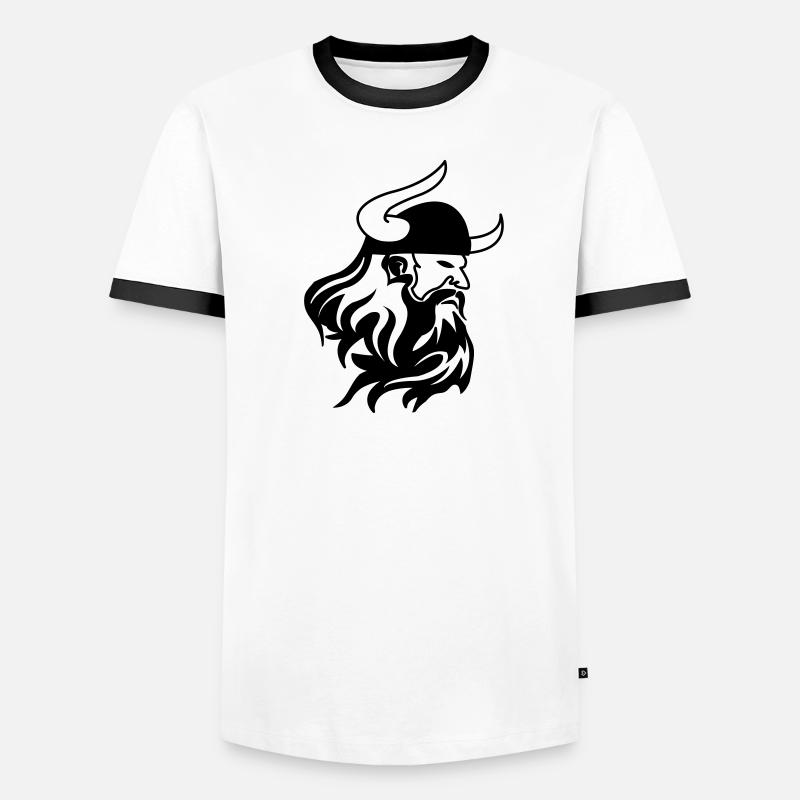 wikinger_00 Männer Kontrast-T-Shirt