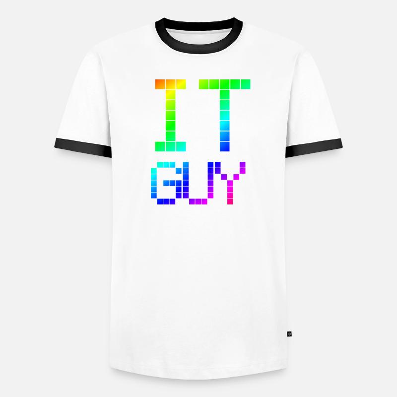 IT GUY | | nerd Ordinateurs | Informatique T-shirt contrasté Homme