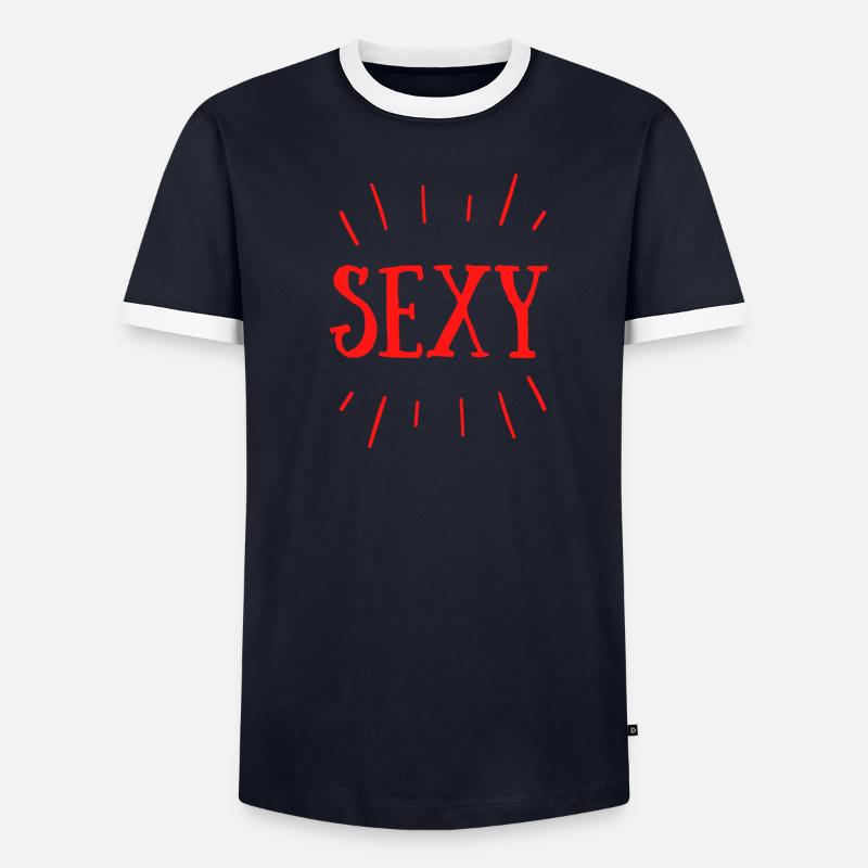 SEXY tout simplement T-shirt contrasté Homme