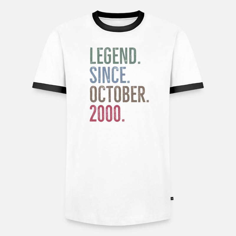 Legend Since October 2000 Men's Ringer Shirt
