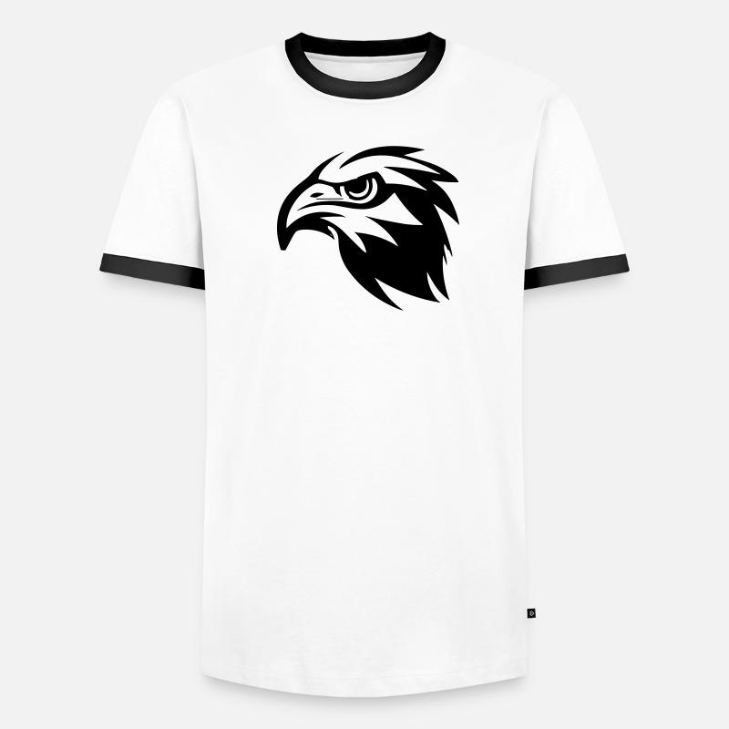 Adler Männer Kontrast-T-Shirt