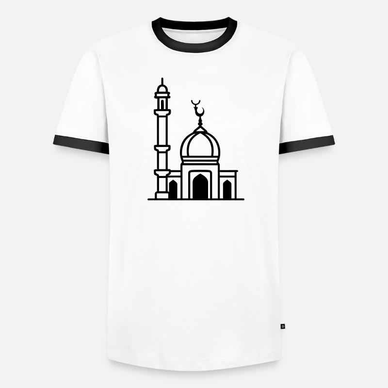 Mosquée T-shirt contrasté Homme