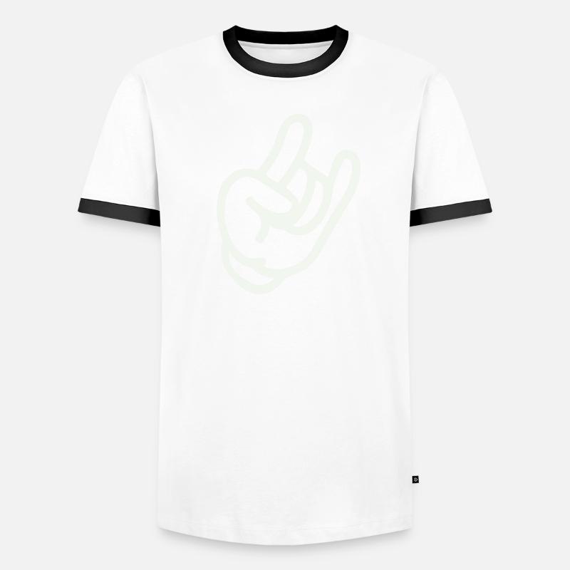Main de roche T-shirt contrasté Homme
