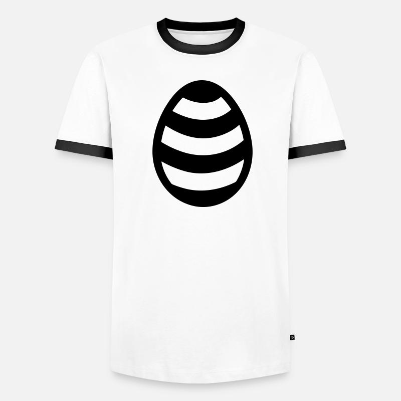 Ei Männer Kontrast-T-Shirt