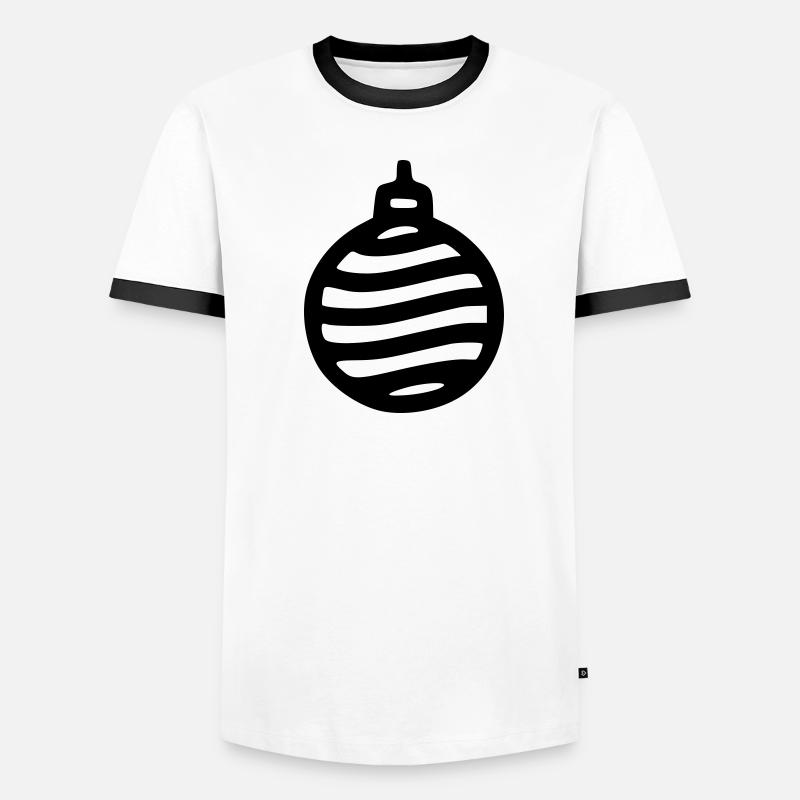 Boule de Noël T-shirt contrasté Homme