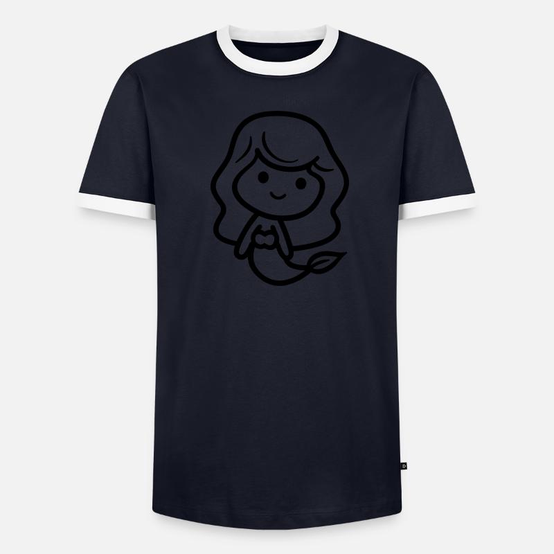 Sirène T-shirt contrasté Homme