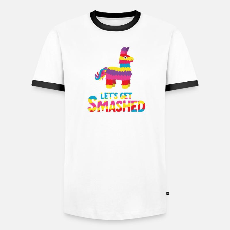 Let's Get Smashed Pinata Men's Ringer Shirt