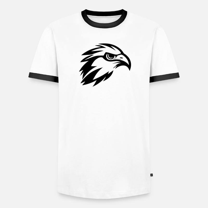 Adler Männer Kontrast-T-Shirt