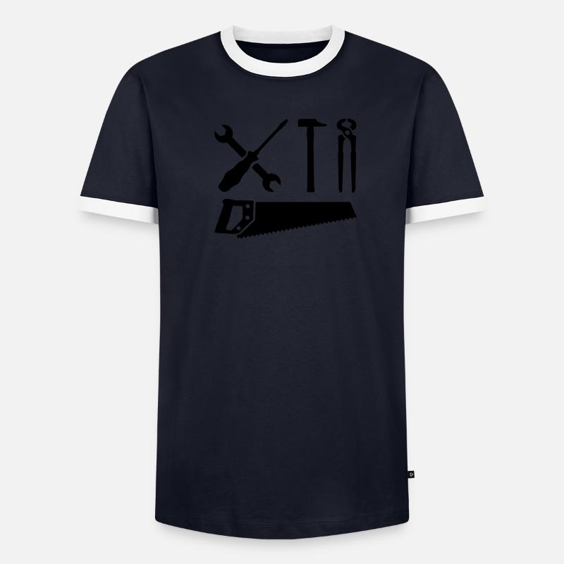 Werkzeug Männer Kontrast-T-Shirt