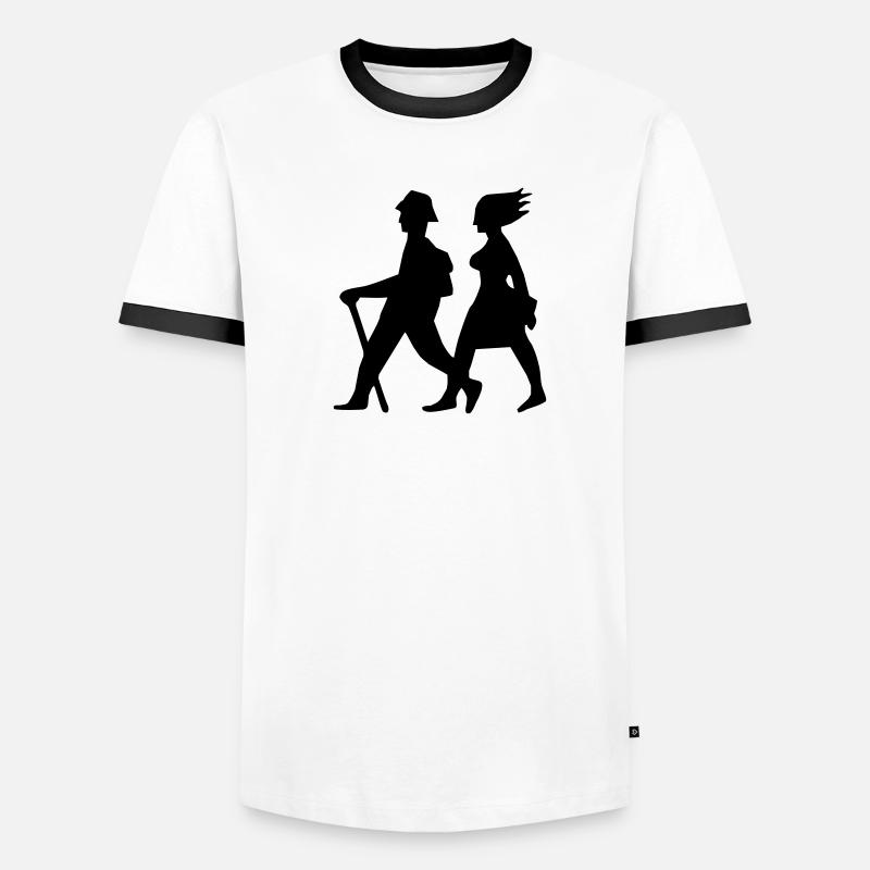 Wandern Männer Kontrast-T-Shirt