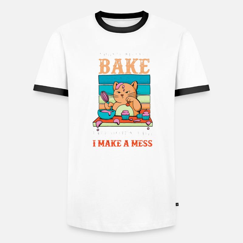 Don't Always Bake But When Make A Mess Men's Ringer Shirt