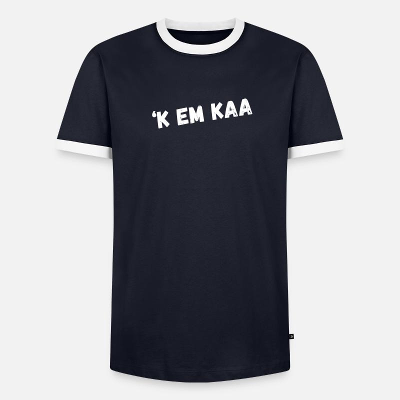 ICH EM KAA. Antwerpener Dialekt-Hemden Männer Kontrast-T-Shirt