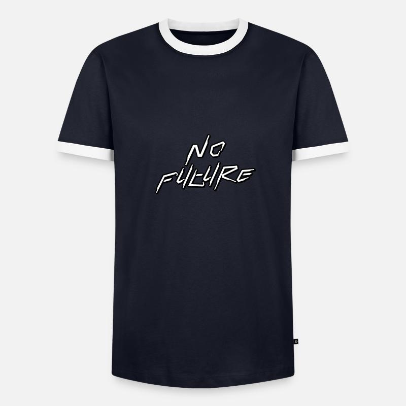 Pas d’avenir T-shirt contrasté Homme