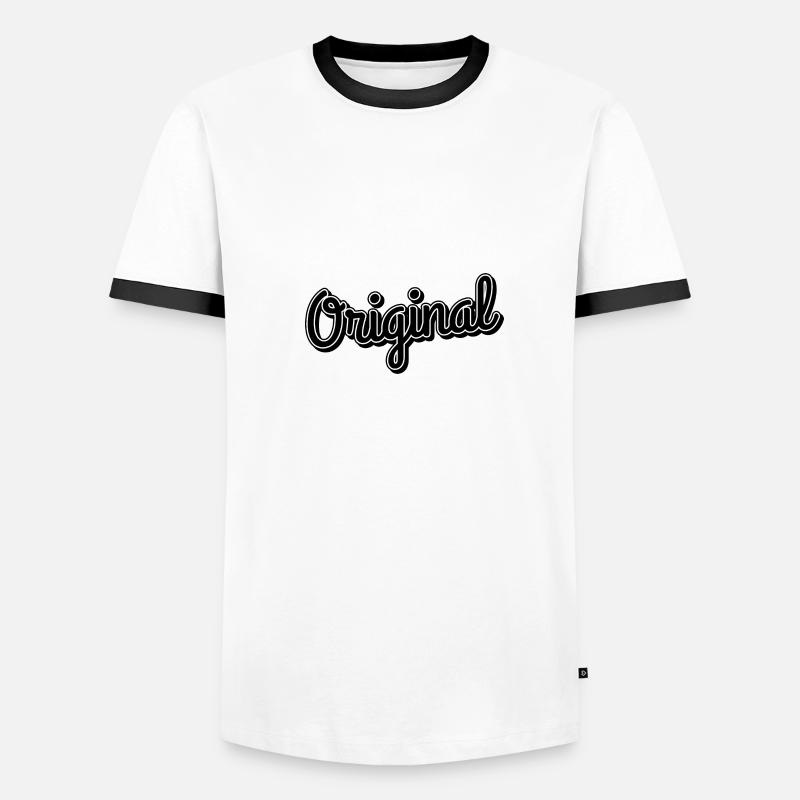 Langue source T-shirt contrasté Homme