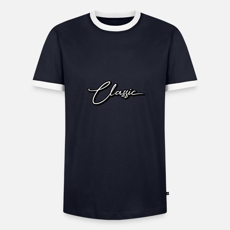 Classique T-shirt contrasté Homme