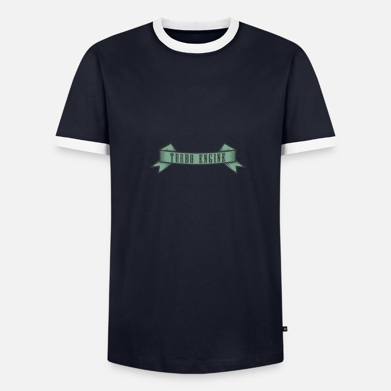 Bannière Turbo Engine T-shirt contrasté Homme