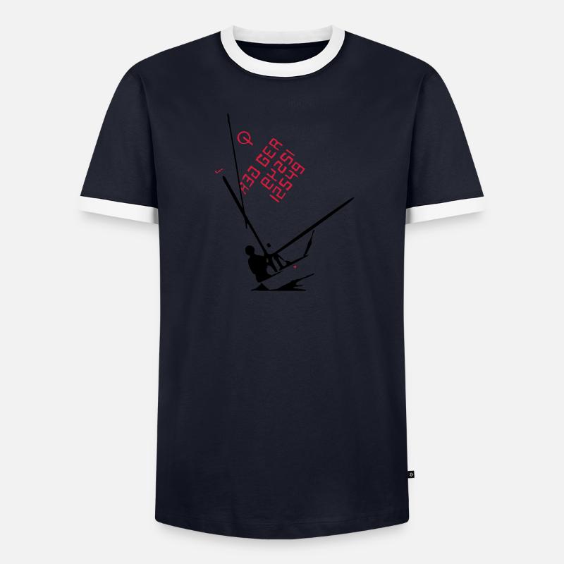 Opti sailing Männer Kontrast-T-Shirt