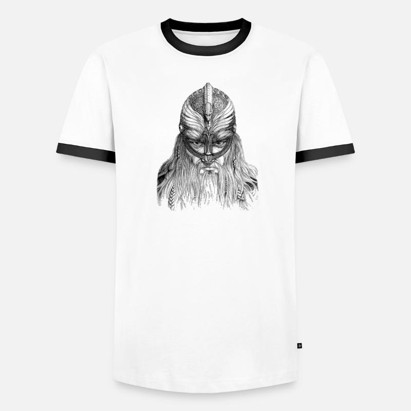 Vikinger 2 Männer Kontrast-T-Shirt