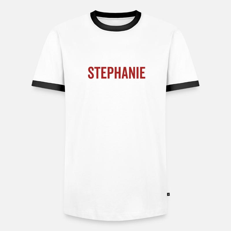 Pas de Stéphanie Pas de vie T-shirt contrasté Homme