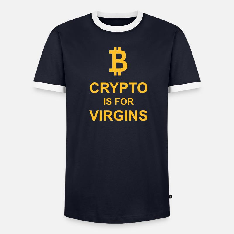 Crypto est pour les vierges T-shirt contrasté Homme