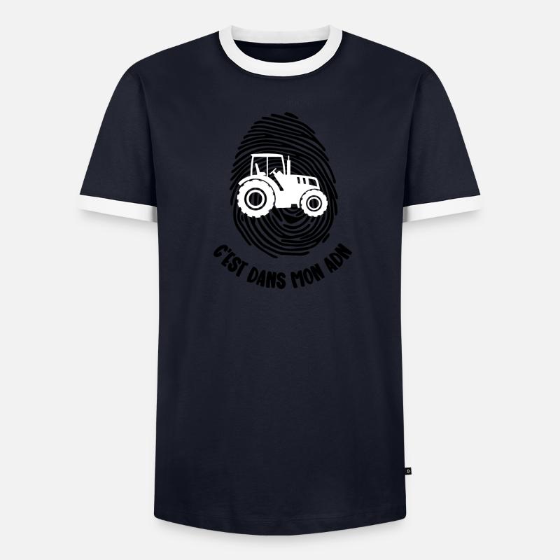 mon adn T-shirt contrasté Homme