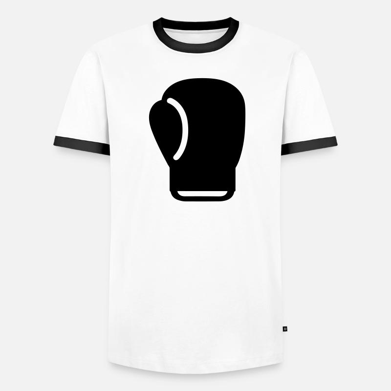 Boxhandschuh Männer Kontrast-T-Shirt