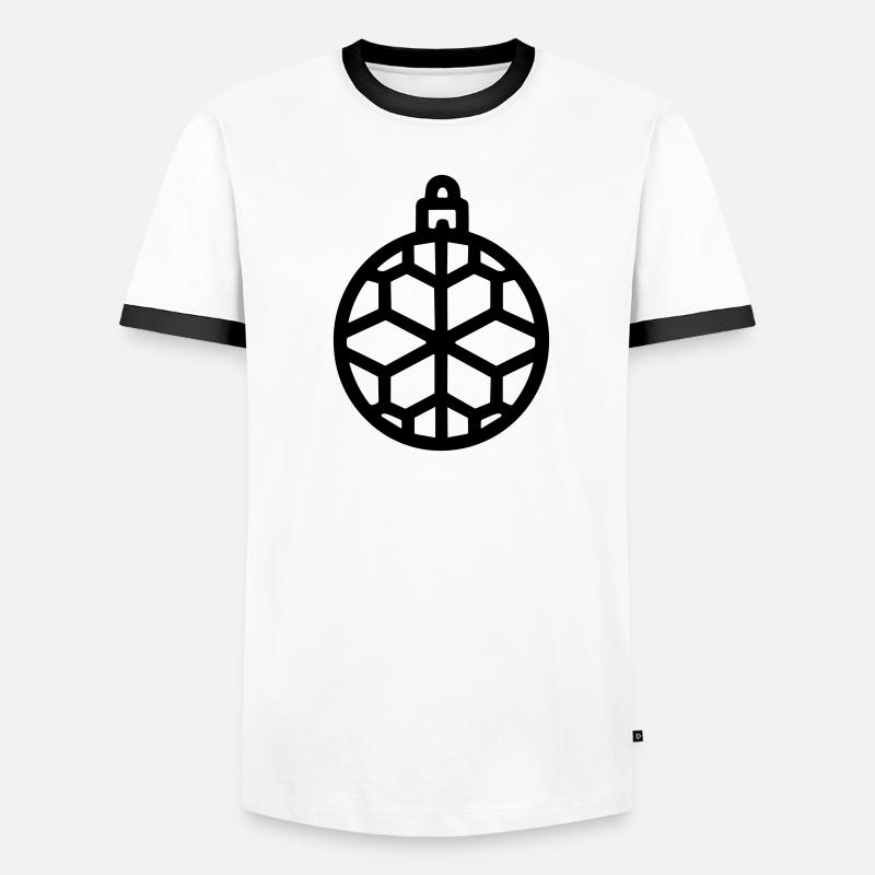 Boule de Noël T-shirt contrasté Homme