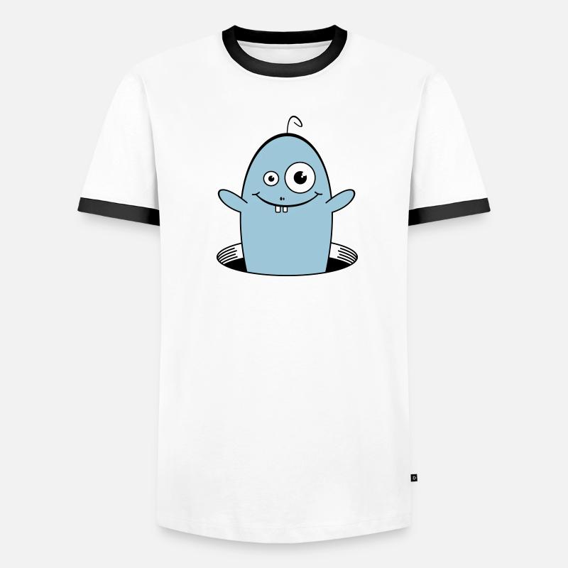 WILLY le ver amical 1 T-shirt contrasté Homme
