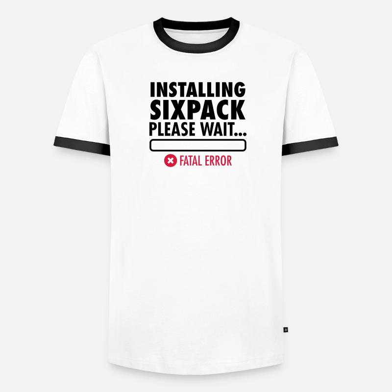 Installing Sixpack (Fatal Error) T-shirt contrasté Homme