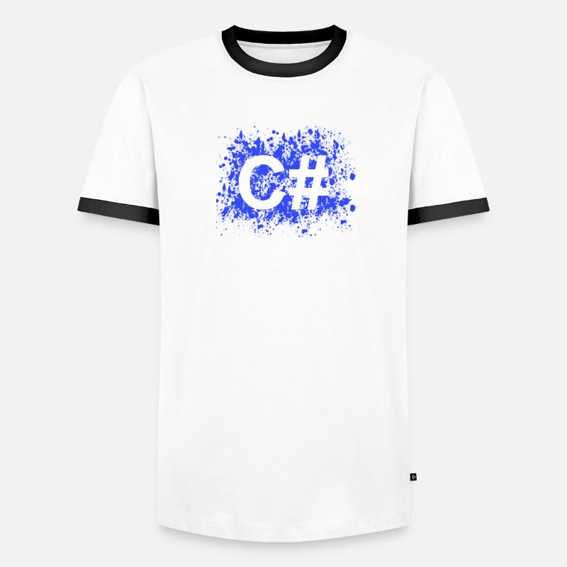 C# Programmierer Softwareentwickler Shirt Männer Kontrast-T-Shirt