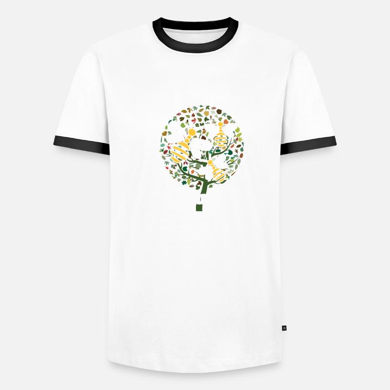 Save the bees - tree with bees Men's Ringer Shirt