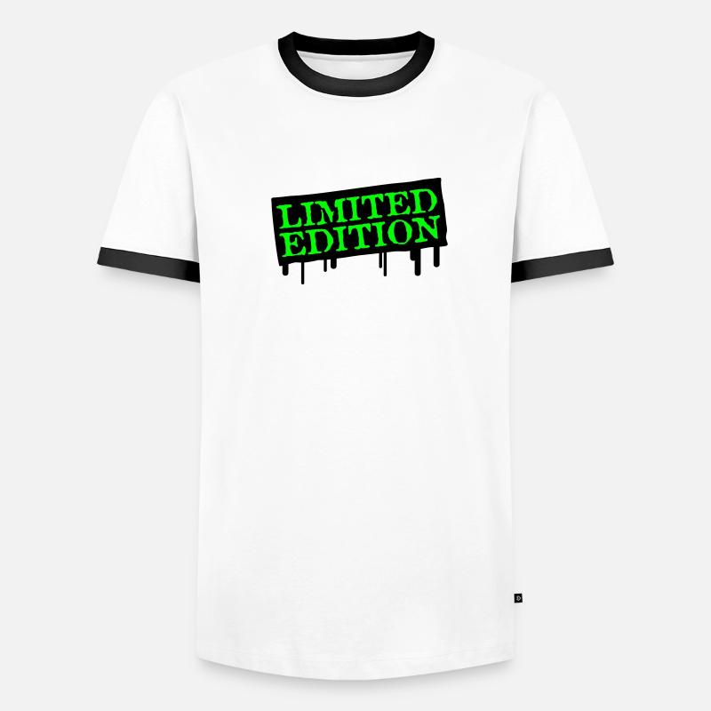 limeted Edition Männer Kontrast-T-Shirt