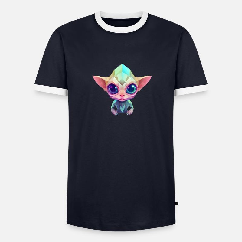 Polygone Alien T-shirt contrasté Homme