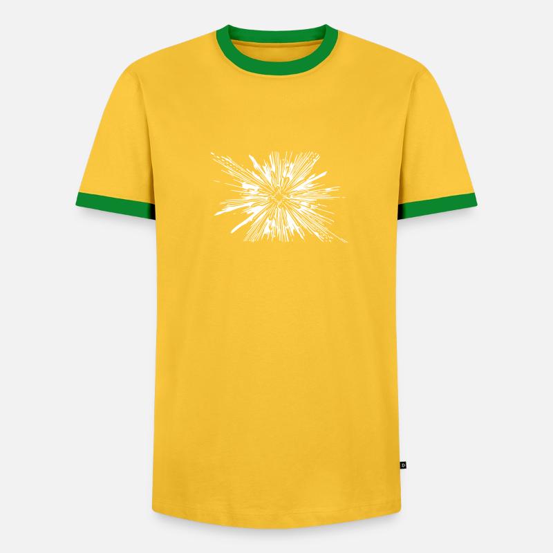 Vector Splash Explosion - Männer Kontrast-T-Shirt - undefined