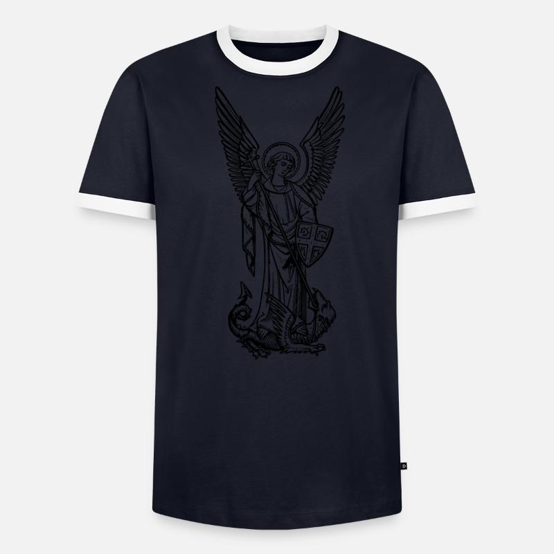 ANGEL MICHAEL COLLECTION Men's Ringer Shirt
