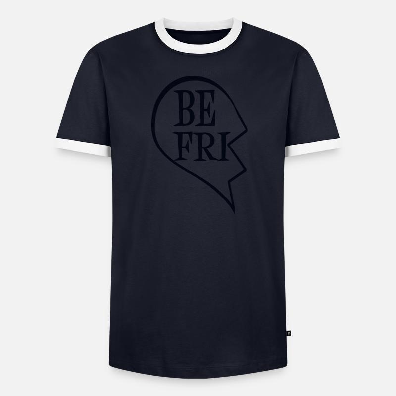 Freundschaft Männer Kontrast-T-Shirt