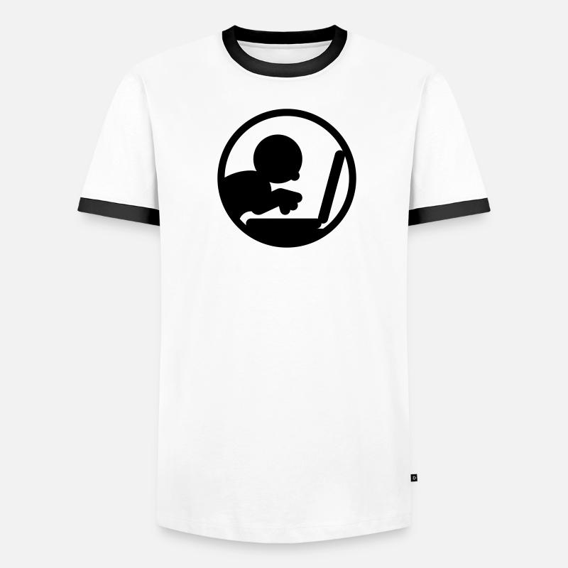 Computerfreak Icon Men's Ringer Shirt