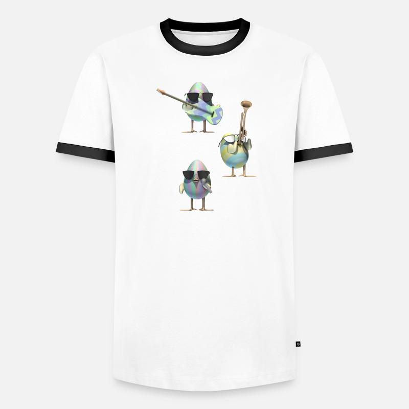 Cool easter egg band Men's Ringer Shirt