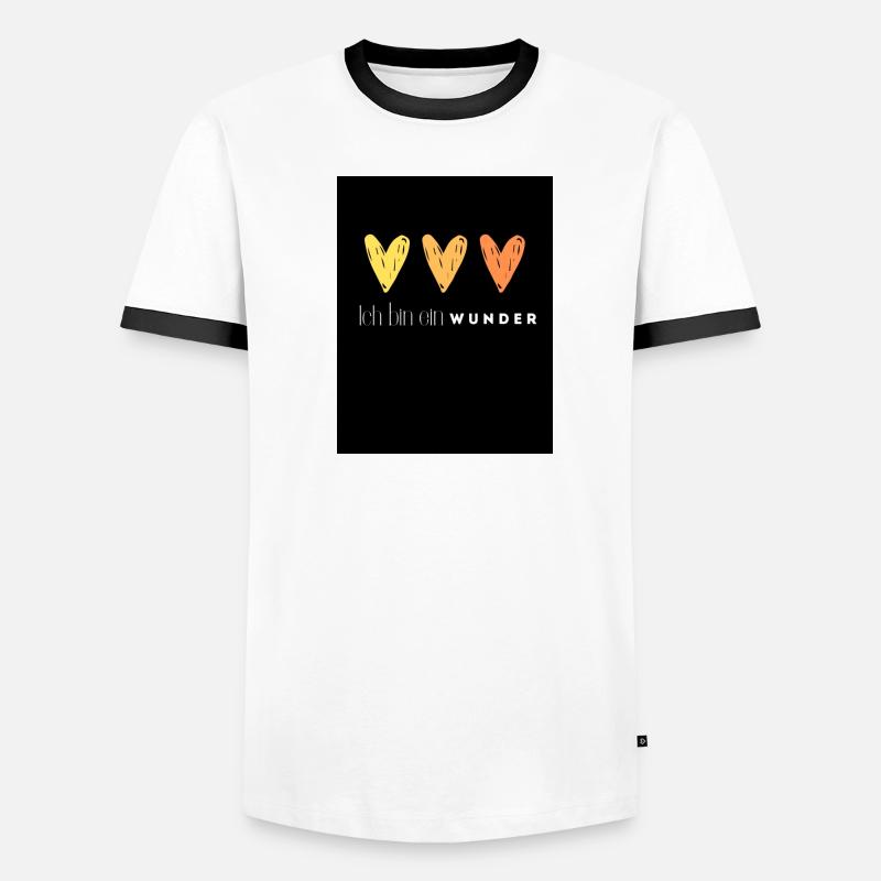 Ich bin ein Wunder Männer Kontrast-T-Shirt