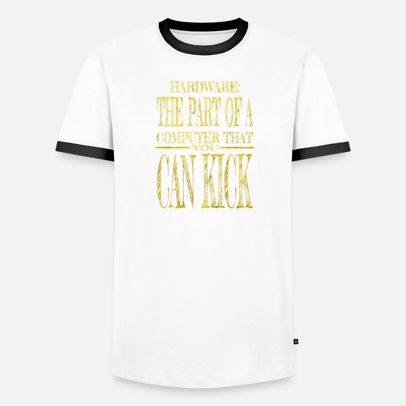 admin bday dictons langage de programmation ordinateur T-shirt contrasté Homme