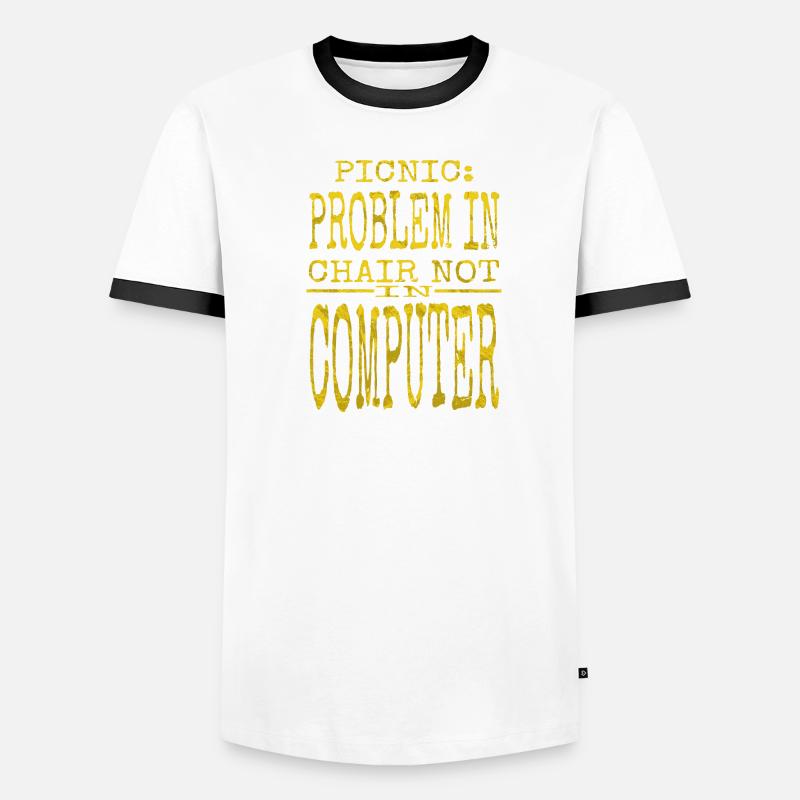 Hacking Computer Codes Programming Funny Quote Men's Ringer Shirt