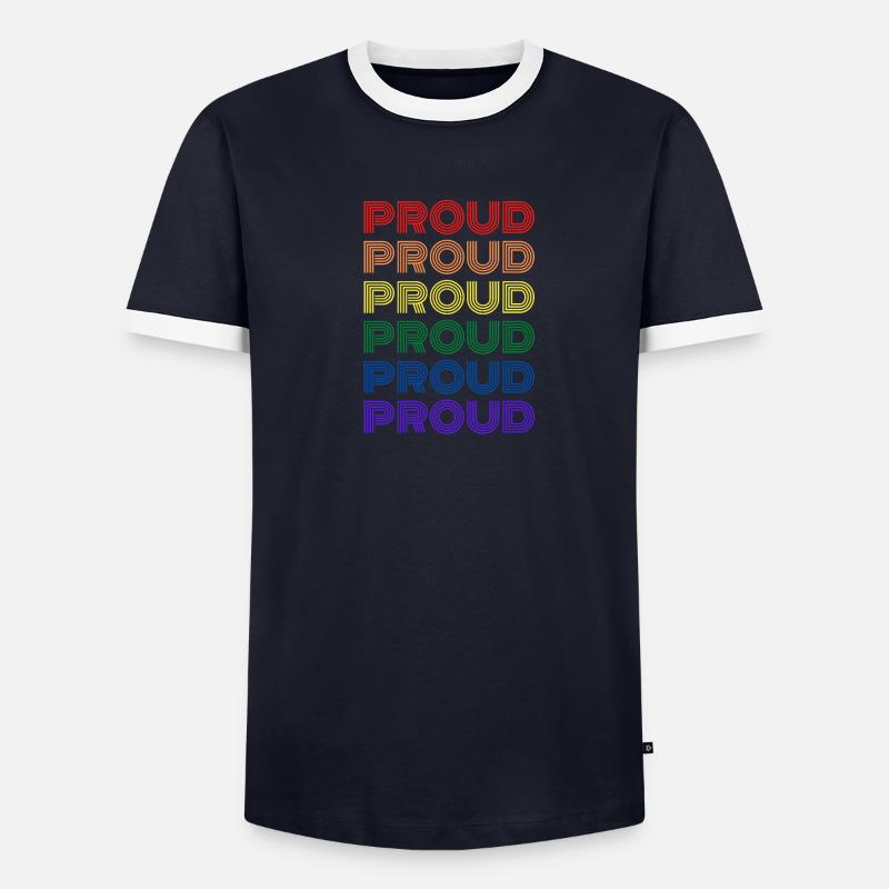 Fier T-shirt contrasté Homme